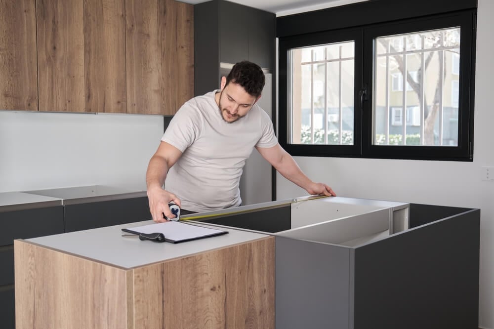 kitchen reno with skip hire